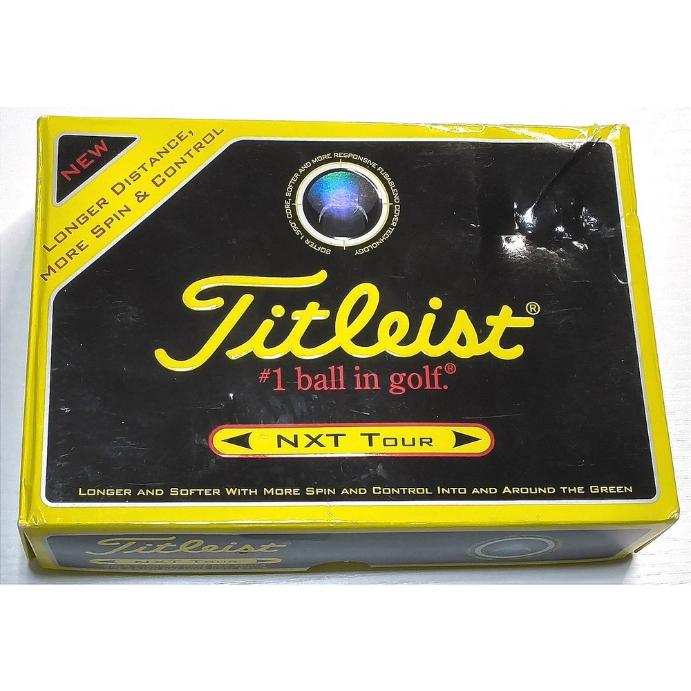 Titleist NXT Tour Golf Balls Unisex 12‎ Pack White New In Box High Spin Distance